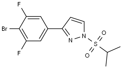 2416489-36-4 3-(4-Bromo-3,5-difluorophenyl)-1-[(1-methylethyl)sulfonyl]-1H-pyrazole