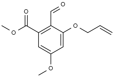 2416995-72-5 3-(烯丙基氧基)-2-甲酰基-5-甲氧基苯甲酸甲酯