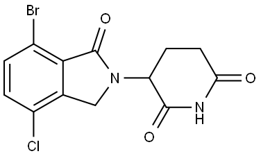 3-(7-bromo-4-chloro-1-oxoisoindolin-2-yl)piperidine-2,6-dione|
