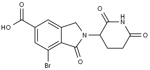2438243-67-3 7-bromo-2-(2,6-dioxopiperidin-3-yl)-1-oxoisoindoline-5-carboxylic acid