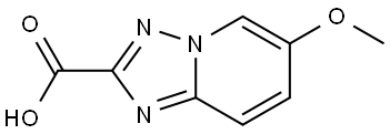 6-Methoxy[1,2,4]triazolo[1,5-a]pyridine-2-carboxylic acid 结构式