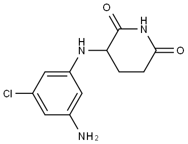 3-((3-amino-5-chlorophenyl)amino)piperidine-2,6-dione|