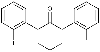 2,6-双(2-碘苯基)环己烷-1-酮
