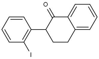 2-(2-iodophenyl)-3,4-dihydronaphthalen-1(2H)-one Structure