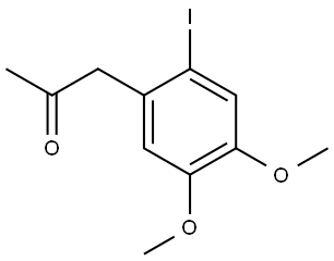 1-(2-iodo-4,5-dimethoxyphenyl)propan-2-one,2451047-79-1,结构式