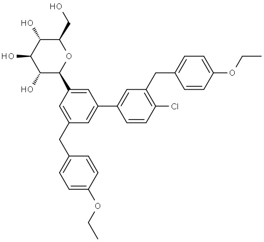 Dapagliflozin Dimer Impurity 结构式