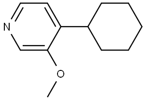 4-Cyclohexyl-3-methoxypyridine 结构式