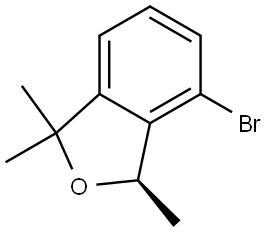 (R)-4-溴-1,1,3-三甲基-1,3-二氢异苯并呋喃,2454070-43-8,结构式