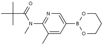 N-(5-(1,3,2-DIOXABORINAN-2-YL)-3-METHYLPYRIDIN-2-YL)-N-ME 结构式