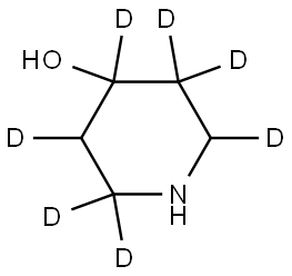 piperidin-2,2,3,4,5,5,6-d7-4-ol Structure