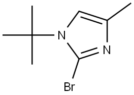 2-bromo-1-(tert-butyl)-4-methyl-1H-imidazole Structure