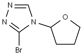 3-bromo-4-(tetrahydrofuran-2-yl)-4H-1,2,4-triazole|