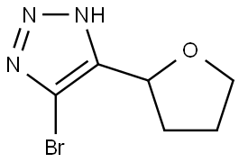 5-bromo-4-(tetrahydrofuran-2-yl)-1H-1,2,3-triazole|