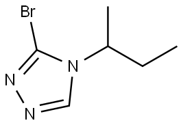 3-bromo-4-(sec-butyl)-4H-1,2,4-triazole Structure