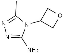 5-methyl-4-(oxetan-3-yl)-4H-1,2,4-triazol-3-amine Structure