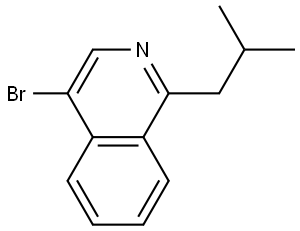 4-bromo-1-isobutylisoquinoline Structure