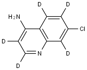 7-chloroquinolin-2,3,5,6,8-d5-4-amine|