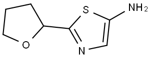 2-(tetrahydrofuran-2-yl)thiazol-5-amine Struktur