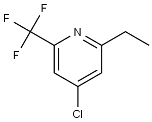 4-chloro-2-ethyl-6-(trifluoromethyl)pyridine Structure