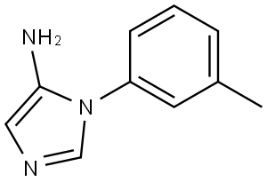 1-(m-tolyl)-1H-imidazol-5-amine Structure