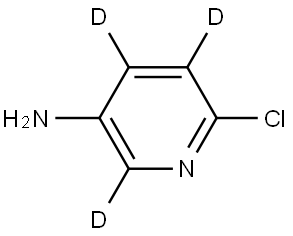6-chloropyridin-2,4,5-d3-3-amine Structure