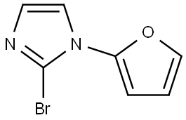 2-bromo-1-(furan-2-yl)-1H-imidazole 结构式