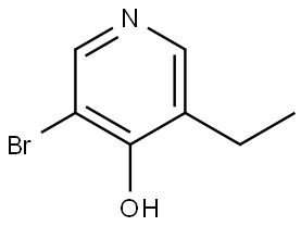 3-bromo-5-ethylpyridin-4-ol 结构式