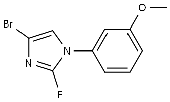 4-bromo-2-fluoro-1-(3-methoxyphenyl)-1H-imidazole Structure