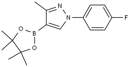 2460671-41-2 1-(4-fluorophenyl)-3-methyl-4-(4,4,5,5-tetramethyl-1,3,2-dioxaborolan-2-yl)-1H-pyrazole