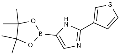 2460671-84-3 4-(4,4,5,5-tetramethyl-1,3,2-dioxaborolan-2-yl)-2-(thiophen-3-yl)-1H-imidazole