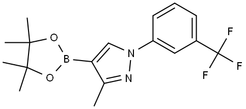 2460672-14-2 3-methyl-4-(4,4,5,5-tetramethyl-1,3,2-dioxaborolan-2-yl)-1-(3-(trifluoromethyl)phenyl)-1H-pyrazole