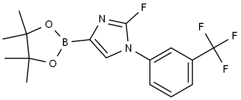 2460672-19-7 2-fluoro-4-(4,4,5,5-tetramethyl-1,3,2-dioxaborolan-2-yl)-1-(3-(trifluoromethyl)phenyl)-1H-imidazole