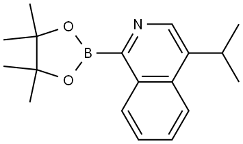 2460672-23-3 4-isopropyl-1-(4,4,5,5-tetramethyl-1,3,2-dioxaborolan-2-yl)isoquinoline