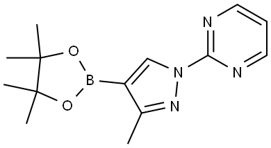 2460672-73-3 2-(3-methyl-4-(4,4,5,5-tetramethyl-1,3,2-dioxaborolan-2-yl)-1H-pyrazol-1-yl)pyrimidine