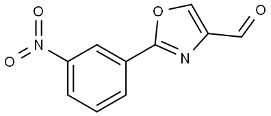 2-(3-NITRO-PHENYL)-OXAZOLE-4-CARBALDEHYDE 结构式