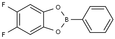 5,6-Difluoro-2-phenyl-1,3,2-benzodioxaborole 结构式