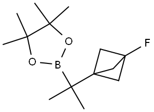 2490576-21-9 2-(2-(3-fluorobicyclo[1.1.1]pentan-1-yl)propan-2-yl)-4,4,5,5-tetramethyl-1,3,2-dioxaborolane