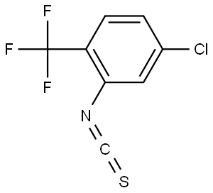 4-chloro-2-isothiocyanato-1-(trifluoromethyl)benzene 结构式