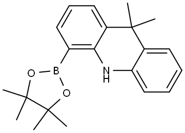 (9,9-dimethyl-9,10-dihydroacridin-4-yl)pinacol borate Structure