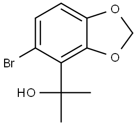 2-(5-bromobenzo[d][1,3]dioxol-4-yl)propan-2-ol|