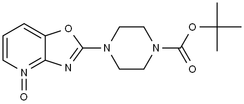 2-(4-(tert-butoxycarbonyl)piperazin-1-yl)oxazolo[4,5-b]pyridine 4-oxide,2504954-76-9,结构式