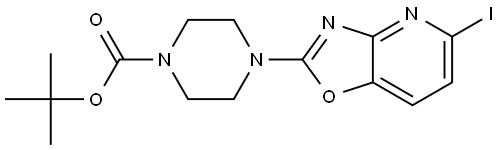 tert-butyl 4-(5-iodooxazolo[4,5-b]pyridin-2-yl)piperazine-1-carboxylate,2504954-84-9,结构式