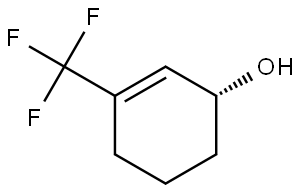 (1R)-3-(TRIFLUOROMETHYL)-2-CYCLOHEXEN-1-OL, 2507562-19-6, 结构式
