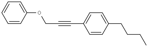 1-Butyl-4-(3-phenoxy-1-propyn-1-yl)benzene Structure