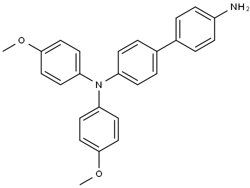 [1,1′-Biphenyl]-4,4′-diamine, N4,N4-bis(4-methoxyphenyl)- Structure