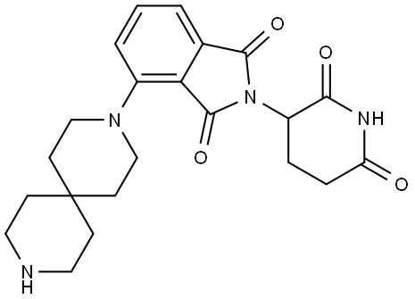 2-(2,6-dioxopiperidin-3-yl)-4-(3,9-diazaspiro[5.5]undecan-3-yl)isoindoline-1,3-dione|