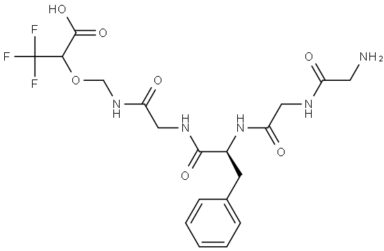 2577204-34-1 Gly-Gly-Phe-N-[(carboxy-R-CF3-methoxy)methyl]Glycinamide