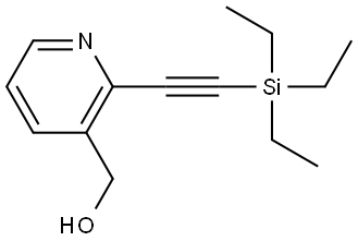 2-[2-(Triethylsilyl)ethynyl]-3-pyridinemethanol,2578231-32-8,结构式