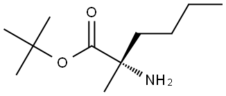 (S)-叔丁基 2-氨基-2-甲基己酸酯, 258354-30-2, 结构式