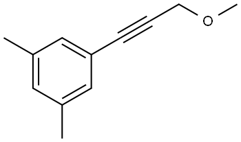 1-(3-Methoxy-1-propyn-1-yl)-3,5-dimethylbenzene Structure